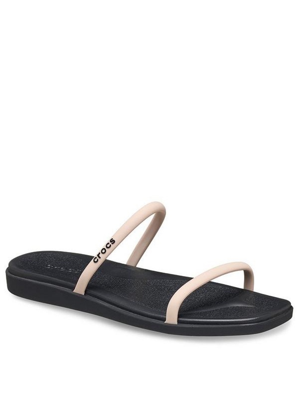 Crocs Women’s Miami Two Straps Two Toned Black & Dulce Beige Sandals 7 - Picture 11 of 11